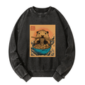 opossum eating ramen sweatshirt for japanese culture fans