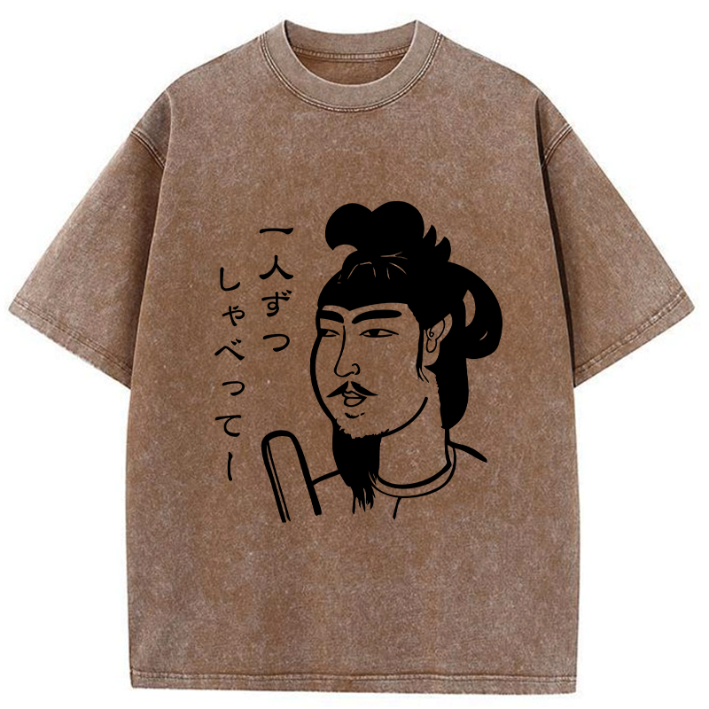 japanese vintage lion t-shirt for daily wear
