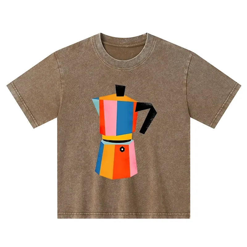 Japanese vintage kids t-shirt for daily wear