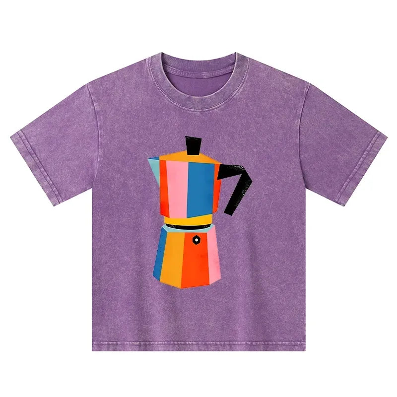 Bright colors Japanese unisex kids tee gift idea