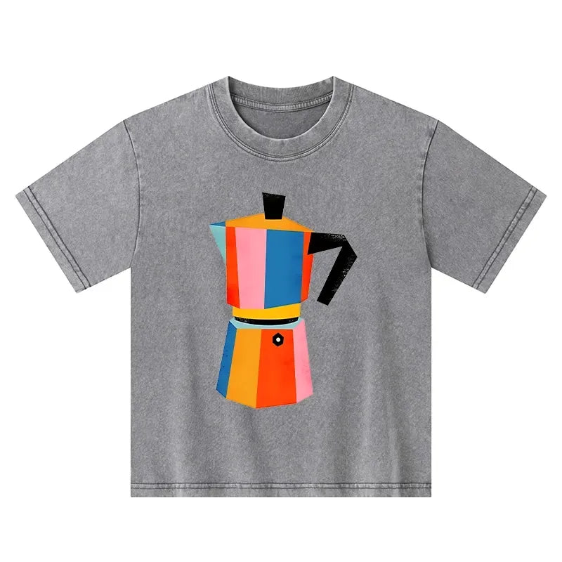 Bright colors Japanese unisex kids tee gift idea