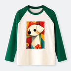 Kyoto-Lion Abstract Color Block Vintage T-shirt