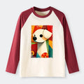 Unisex Long Sleeve Dog Tee for Streetwear