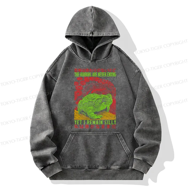 Japanese Washed Hoodie for Streetwear