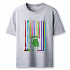 Kyoto-Lion Frog Under The Rainbow Rain Classic T-Shirt