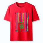 Kyoto-Lion Frog Under The Rainbow Rain Classic T-Shirt