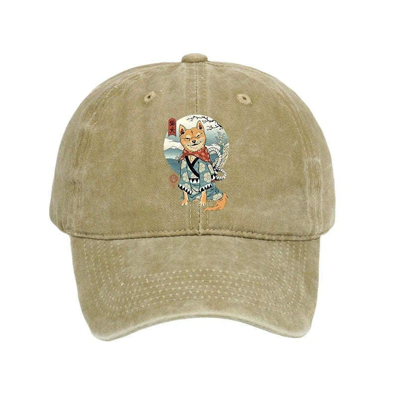 Japanese Washed Cap with Free Shipping