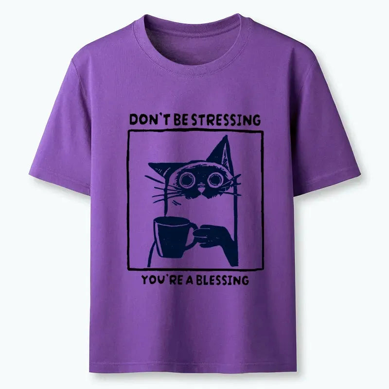 Kyoto-Lion Coffee Cat Blessing Meme Classic T-Shirt
