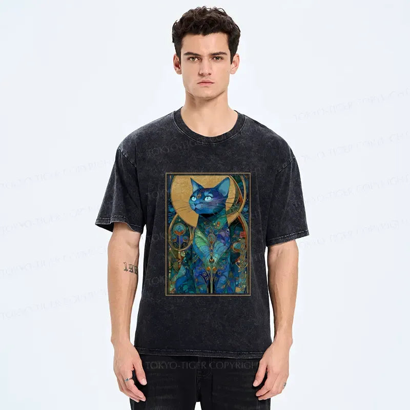 Kyoto Cat T-Shirt for Daily Wear