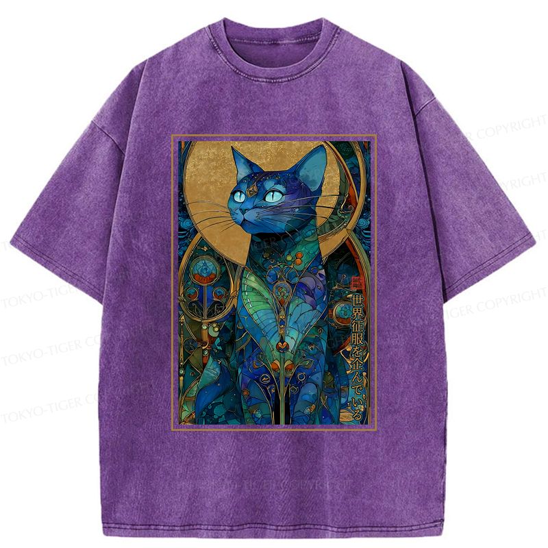 Kyoto Cat T-Shirt for Daily Wear