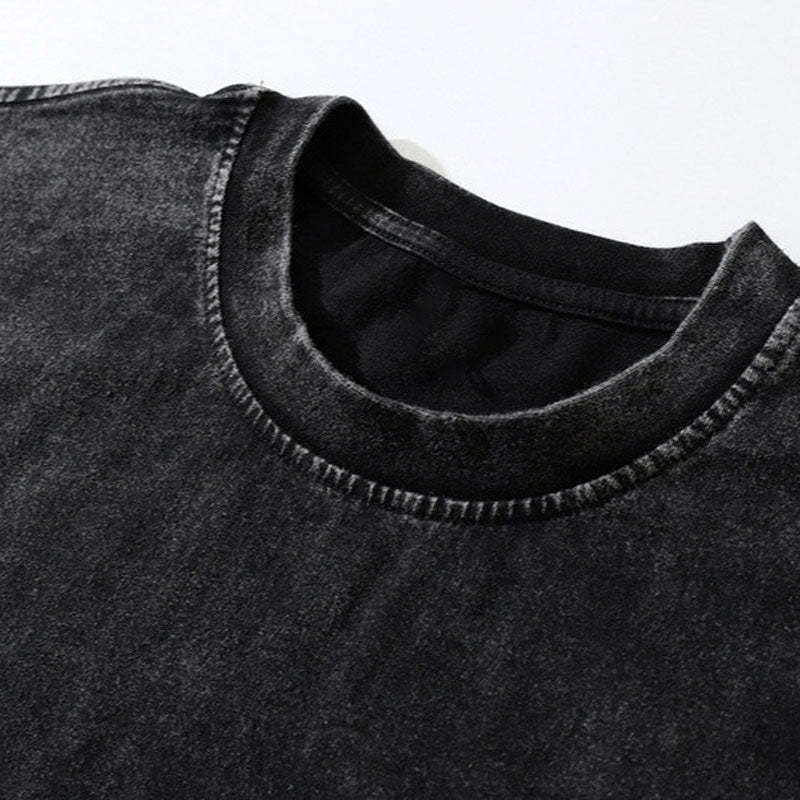 japanese washed long sleeve t-shirt