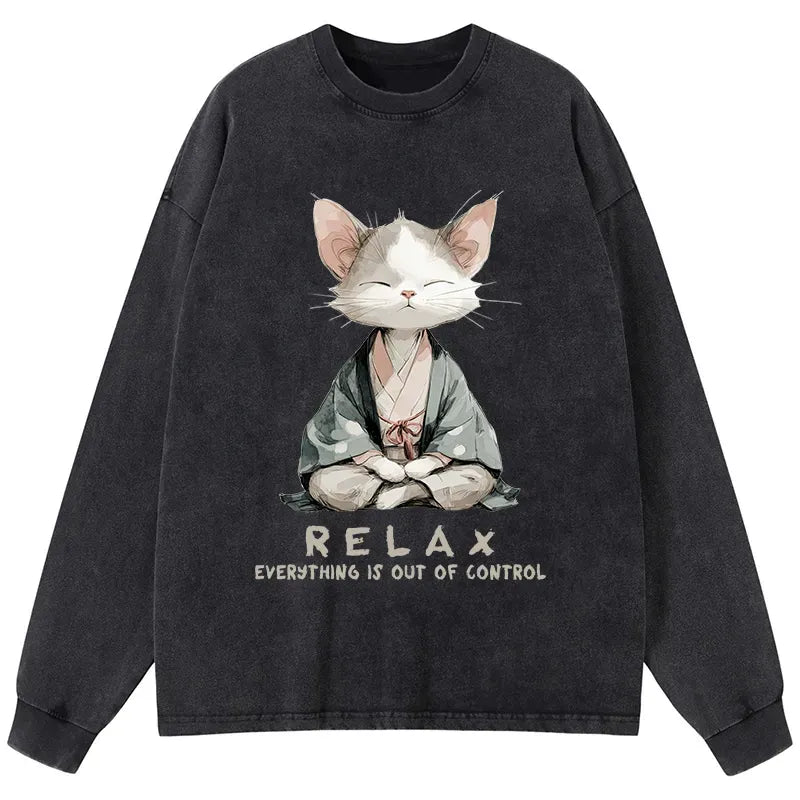 Washed Vintage Japanese Streetwear Tee