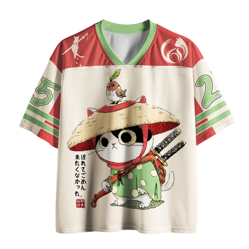 best seller samurai cat mesh jersey for summer