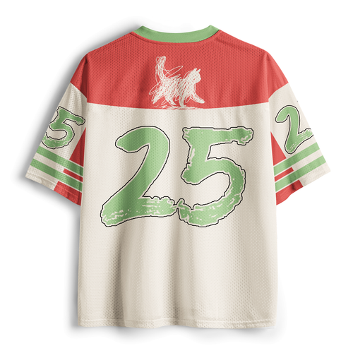reluctant samurai cat mesh jersey on sale