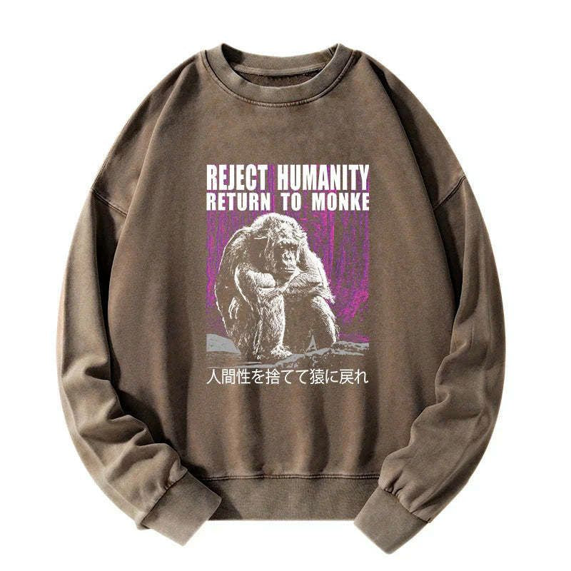 washed sweatshirt for daily wear