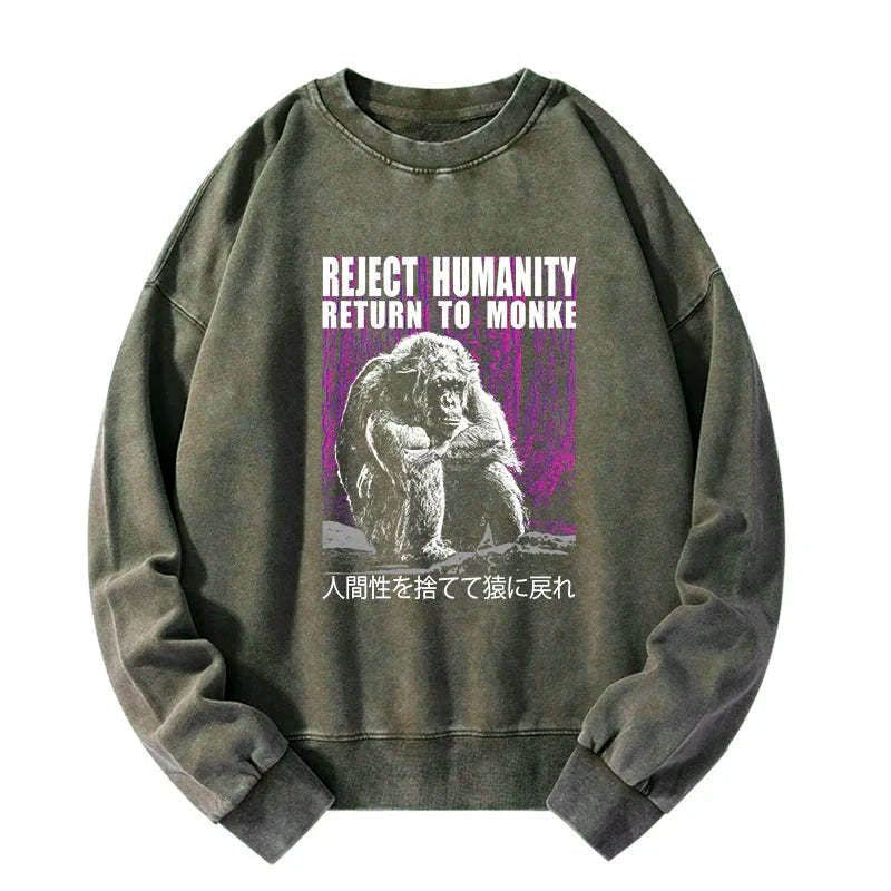 washed sweatshirt for daily wear