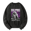 Kyoto-Lion Reject Humanity Return To Monkey Washed Sweatshirt