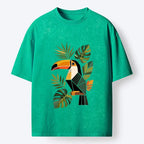 Tropical toucan unisex tee for summer vacation