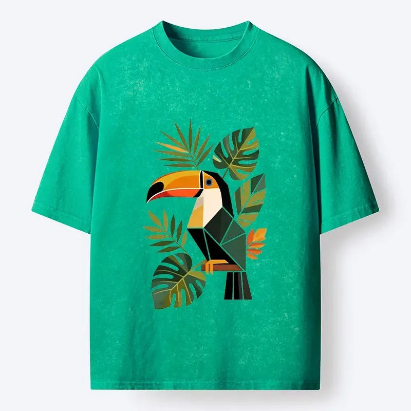 Tropical toucan unisex tee for summer vacation