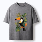 Tropical toucan unisex tee for summer vacation