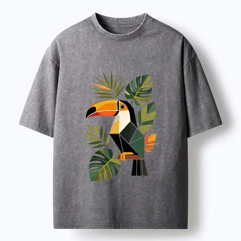 Tropical toucan unisex tee for summer vacation