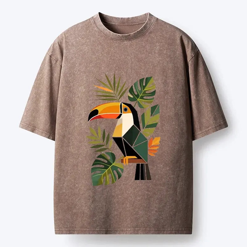 Tropical toucan unisex tee for summer vacation