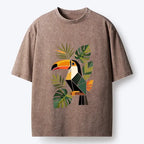 Tropical toucan unisex tee for summer vacation