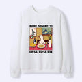 funny goose waffle sweatshirt for men