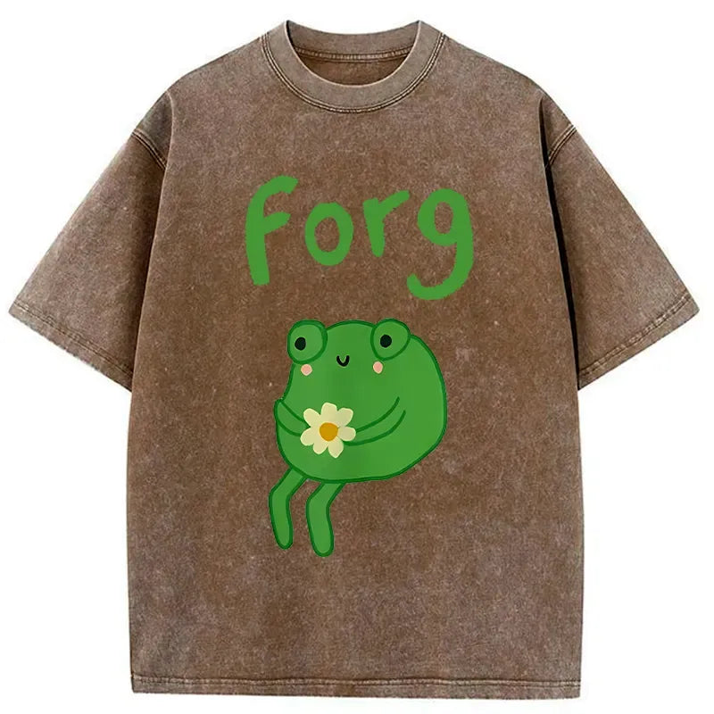 Cute Kyoto Lion Ukiyo-e T-Shirt for Summer