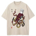 Kyoto-Lion Octopus Chef Washed T-Shirt