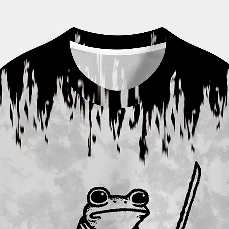 Japanese Samurai Frog T-Shirt Summer Sale
