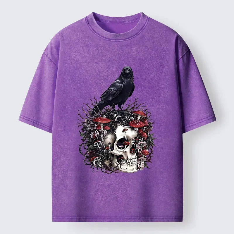 Kyoto Lion Skull Mushroom Tee on Sale