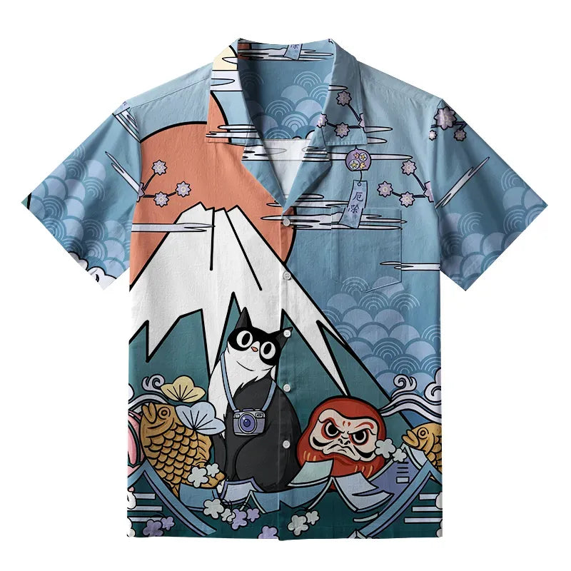 Unisex Cotton Hawaiian Shirt on Sale