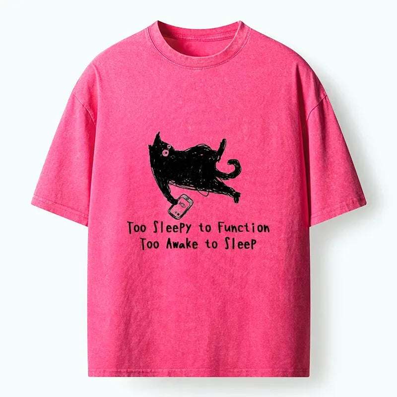 Messy Black Cat Unisex Tee On Sale