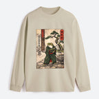 Kyoto-Lion Samurai Frog Training Classic Long Sleeve T-Shirt