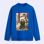 Kyoto-Lion Samurai Frog Training Classic Long Sleeve T-Shirt