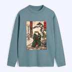 Kyoto-Lion Samurai Frog Training Classic Long Sleeve T-Shirt