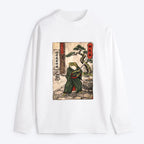 Kyoto-Lion Samurai Frog Training Classic Long Sleeve T-Shirt