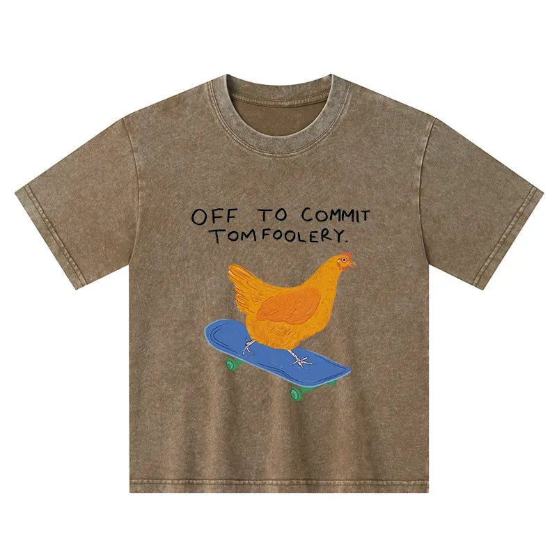 Japanese Vintage Washed Kids T-Shirt on Sale