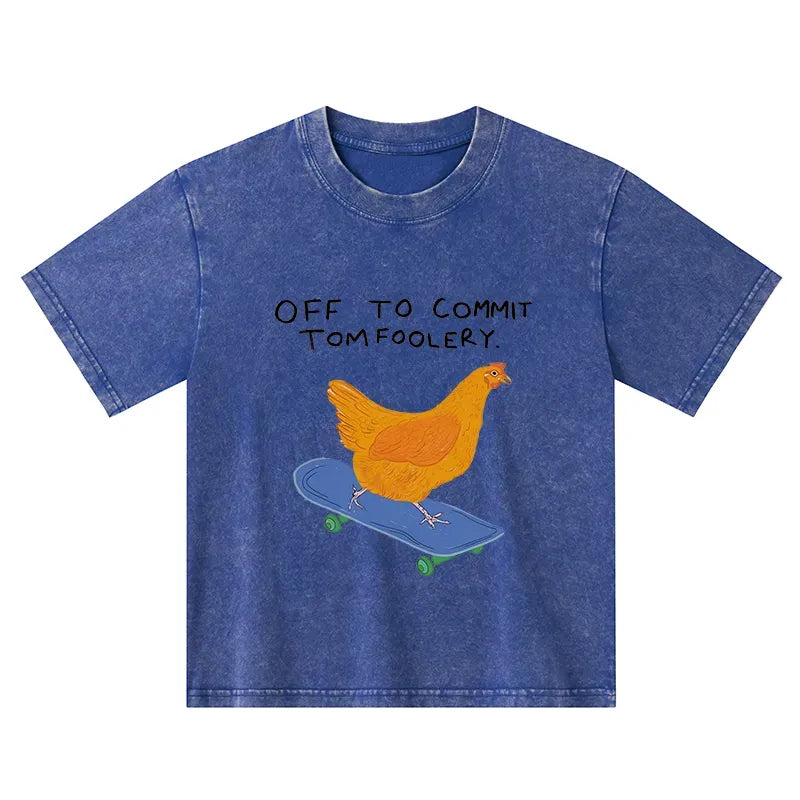 Funny Kyoto Lion Kids T-Shirt for Daily Wear