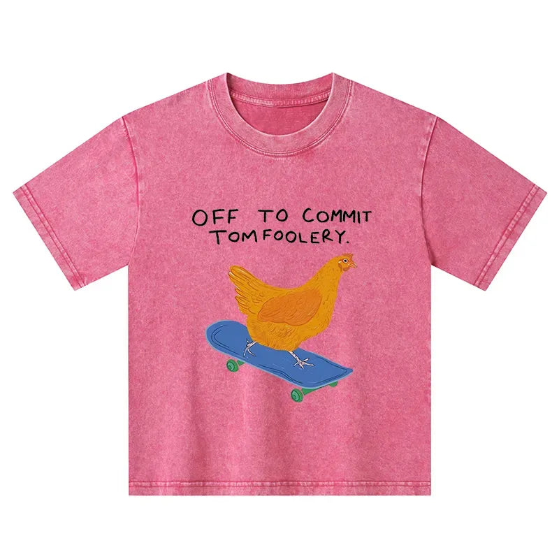 Japanese Vintage Washed Kids T-Shirt on Sale