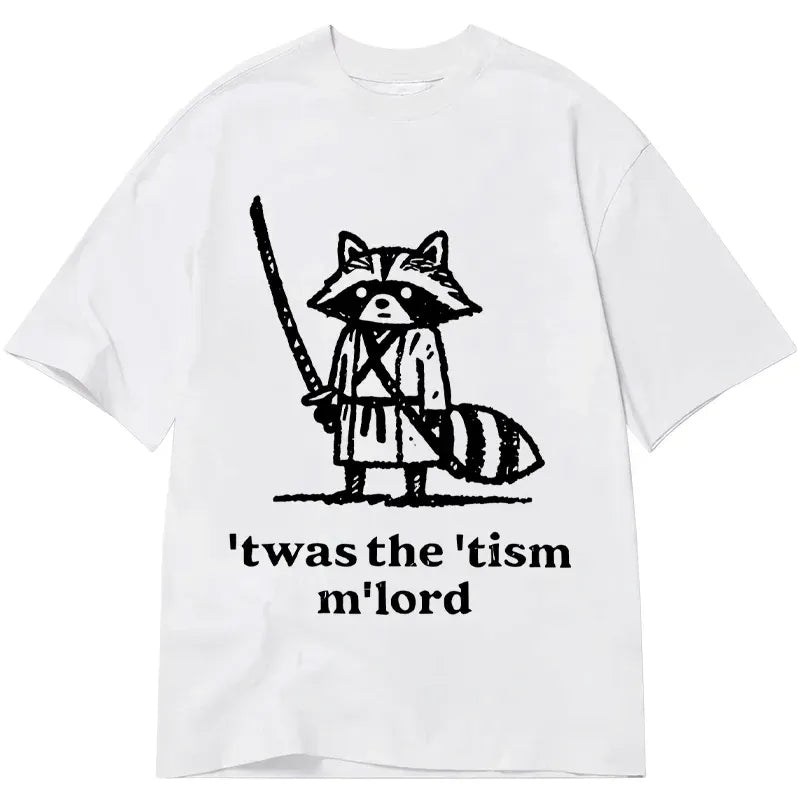 Samurai Raccoon Japanese Vintage T-Shirt