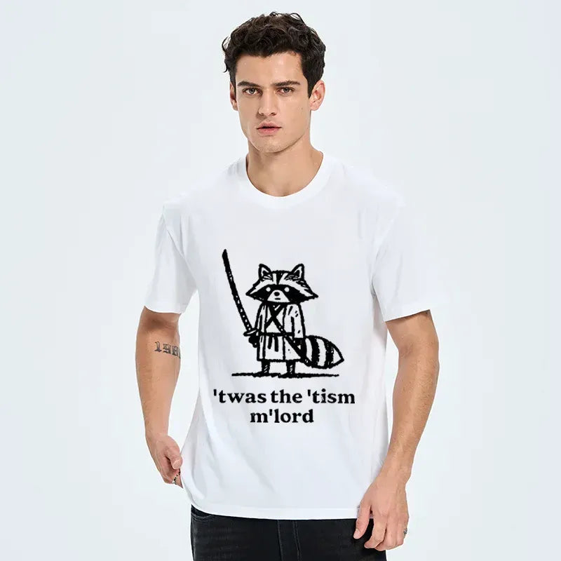 Kyoto-Lion Focused Samurai Raccoon Classic T-Shirt