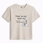 Kyoto-Lion The Art Of War Funny Women's Washed T-shirt