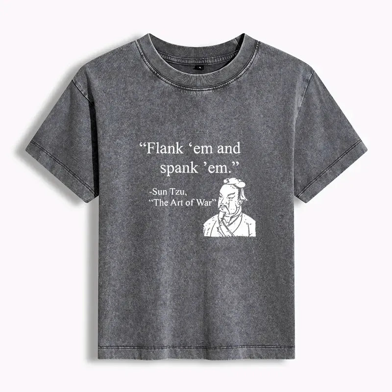 Funny Japanese Vintage Washed T-shirt