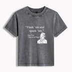 Funny Japanese Vintage Washed T-shirt