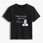 Kyoto-Lion The Art Of War Funny Women's Washed T-shirt