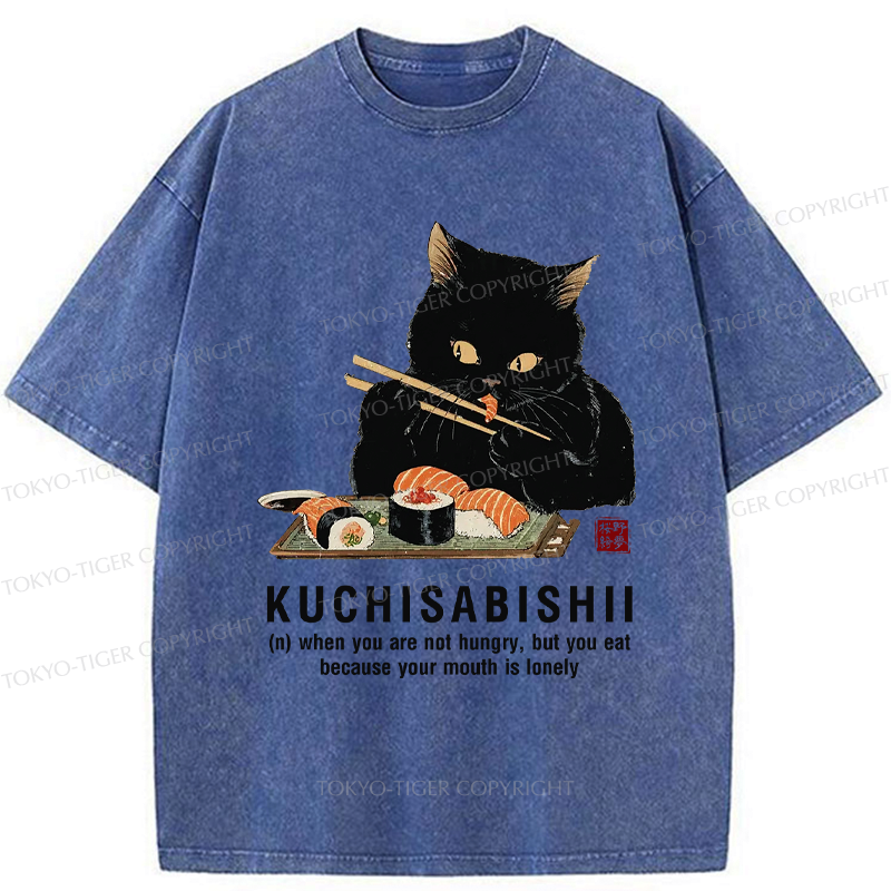 Bored Cat Japanese T-Shirt for Daily Wear