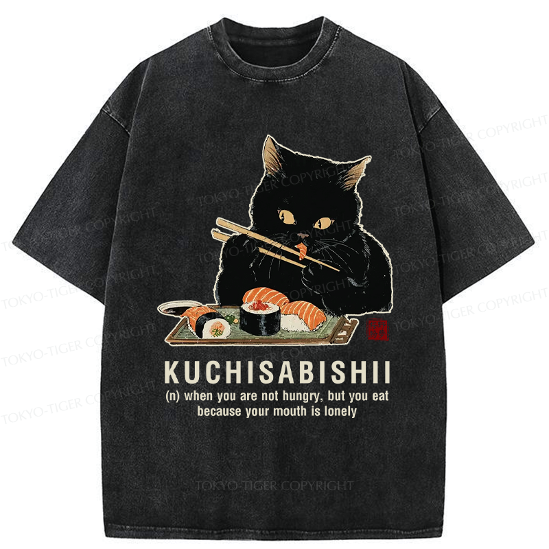 Japanese Streetwear Cat T-Shirt for Anime Convention