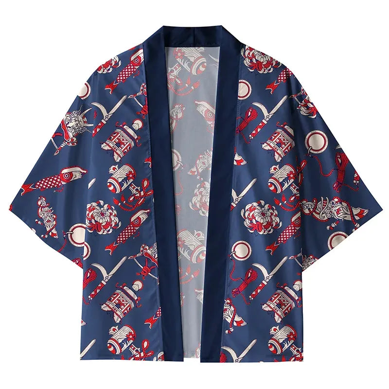 Japanese chrysanthemum kimono cardigan on sale